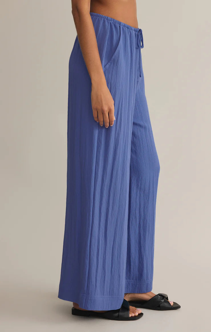 Soleil Textured Pant - Riviera