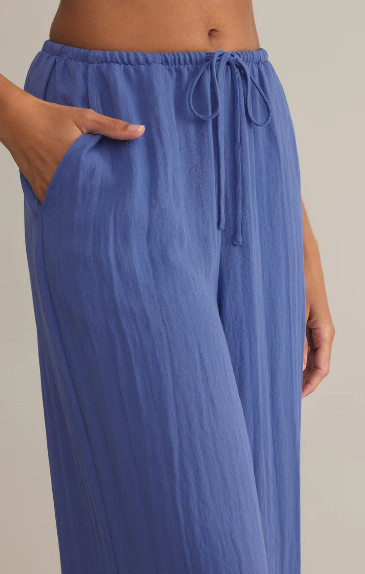 Soleil Textured Pant - Riviera