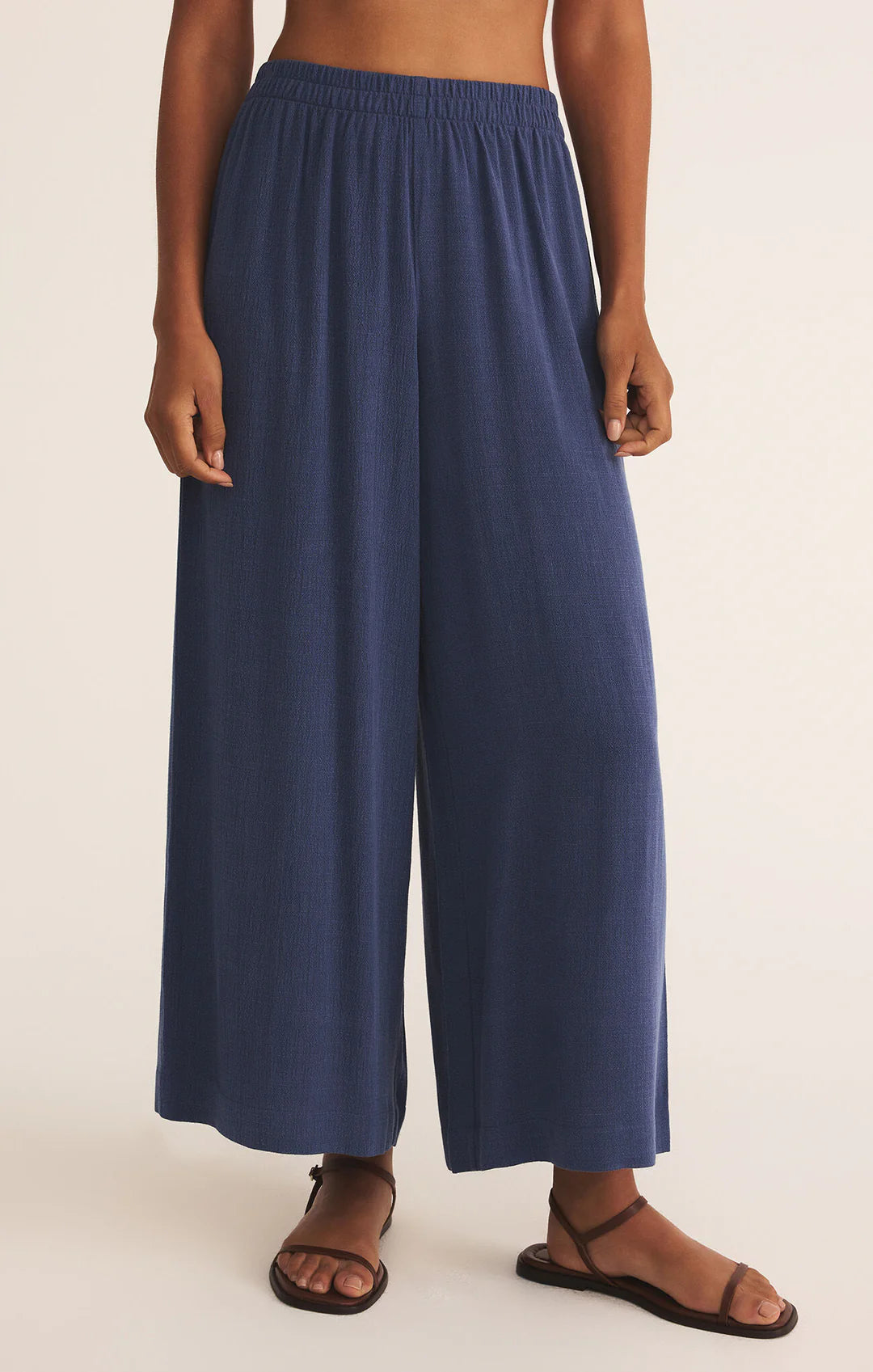 Scout Linen Rayon Pant - Yacht Blue