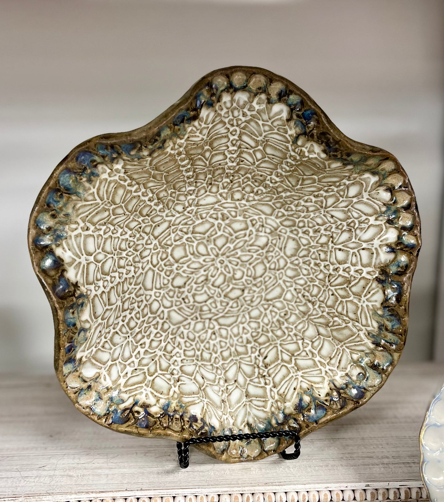 FP Large Star Bowl in Ivory Linen
