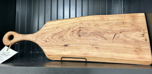 Bald Guy Open Handle Johnson Pecan Charcuterie Board