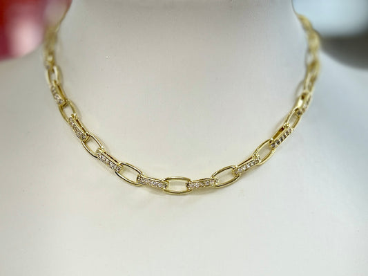 Saddle & Sparkle Layer Necklace