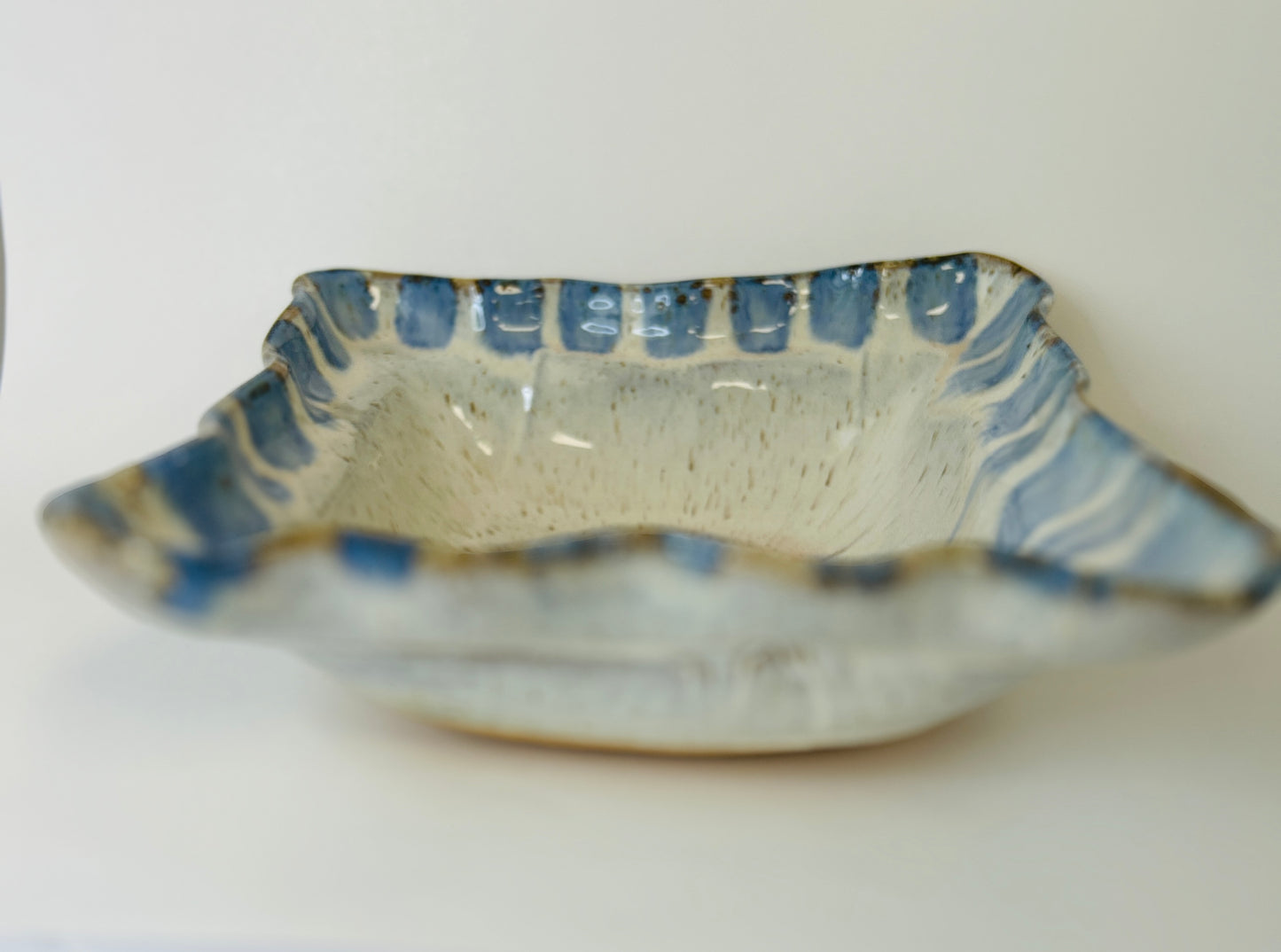 Etta B Medium Square Bowl-Blue Willow