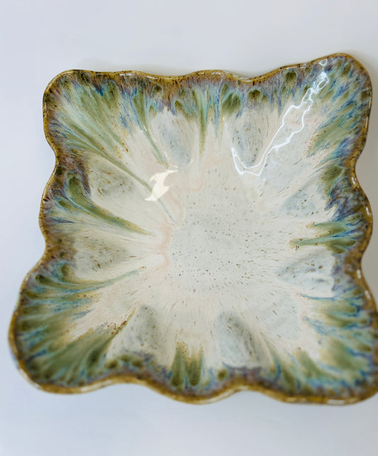 Etta B Square Point Bowl-Botanical