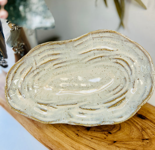 Etta B Organic Candy Dish-Chantilly Cream
