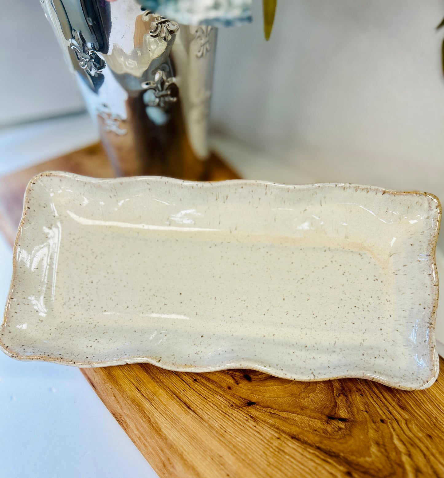 Etta B Appetizer Tray- Chantilly Cream