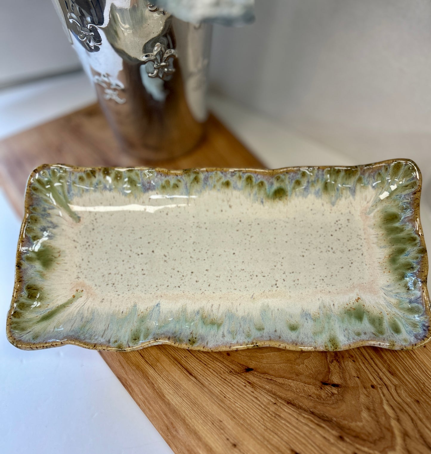 Etta B Appetizer Tray- Botanical