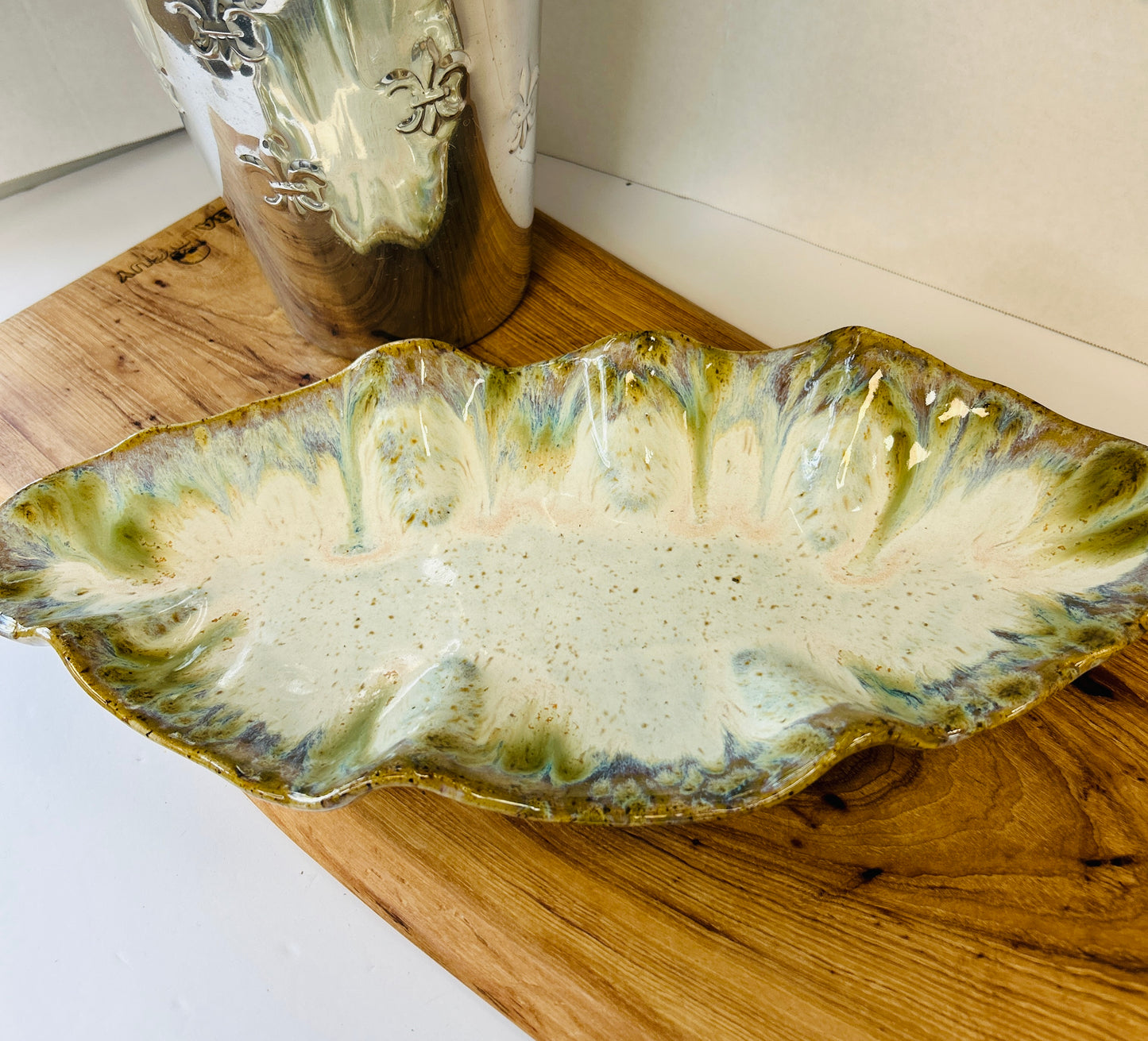 Etta B Leaf Tray-Botanical