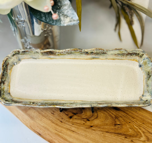Etta B Flirty Edge Tray-Magnolia