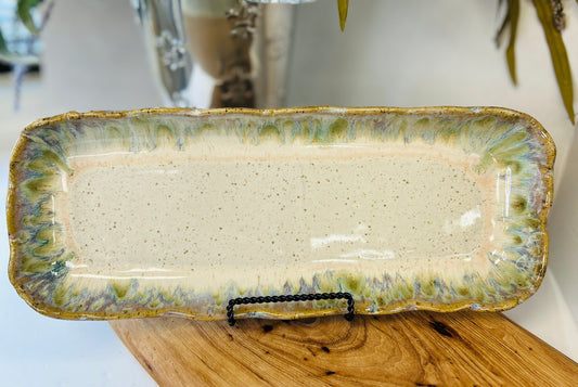 Etta B Flirty Edge Tray-Botanical