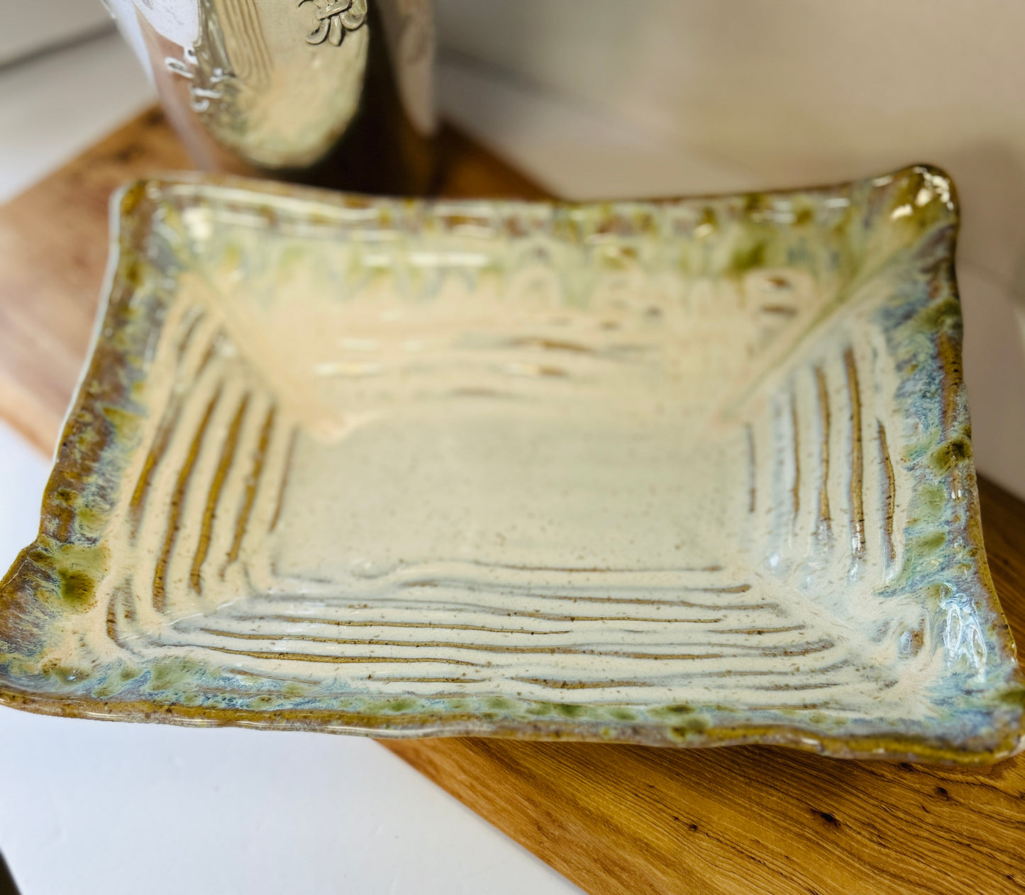 Etta B Cupboard Dish-Botanical