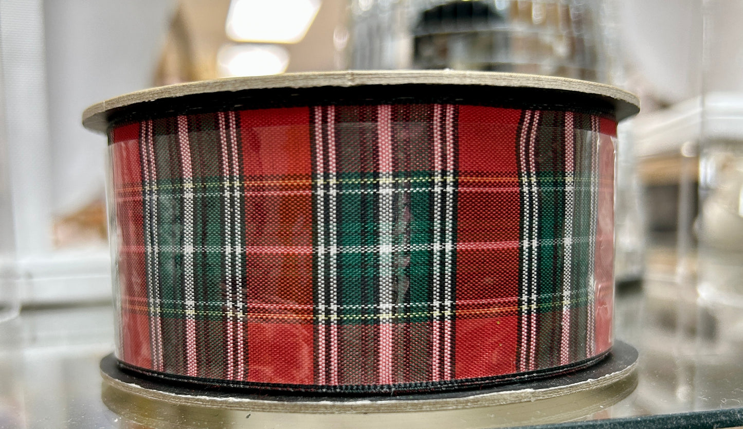 Luxe Plaid Taffeta Ribbon-1.5"