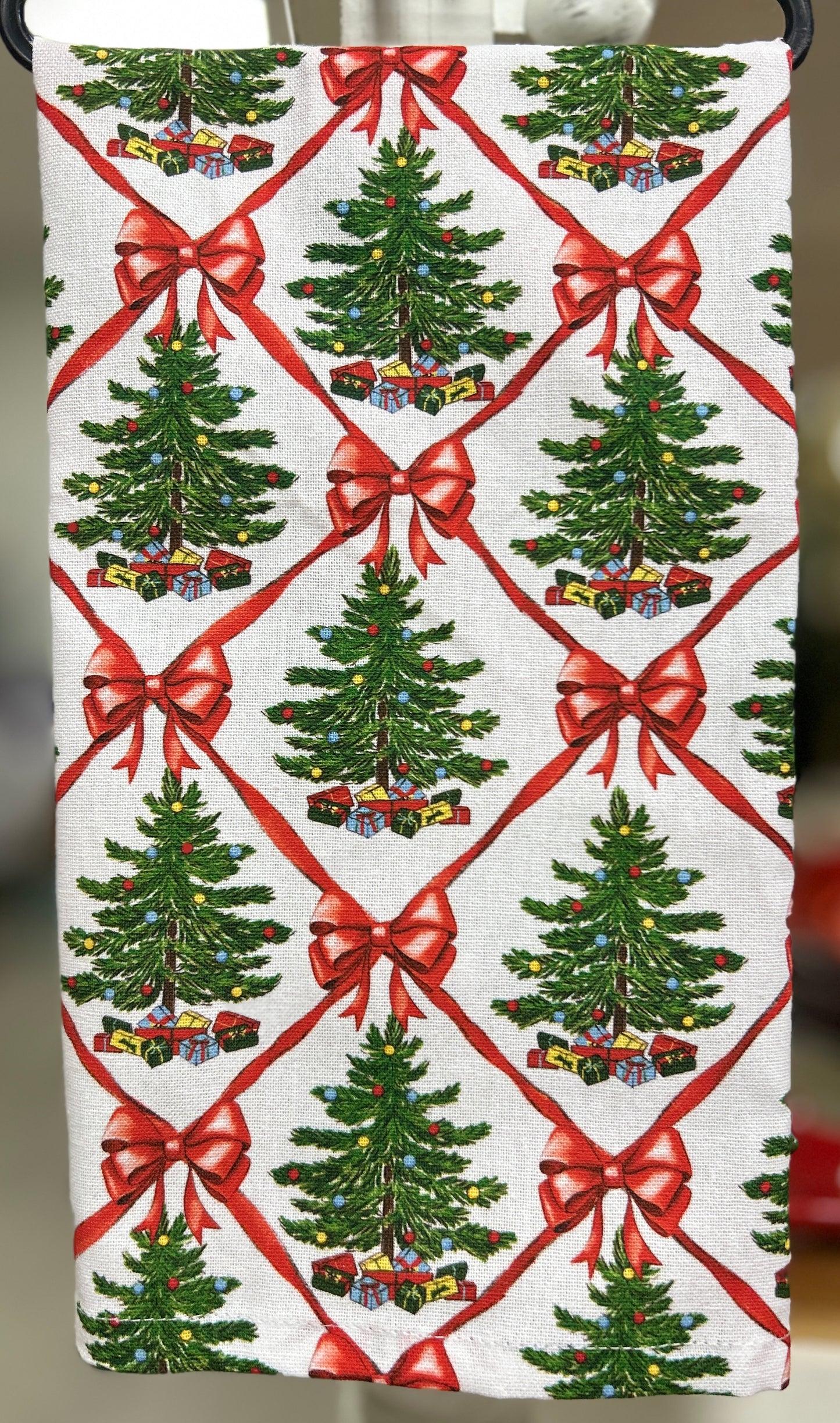 Christmas Tree/Bow Tea Towel