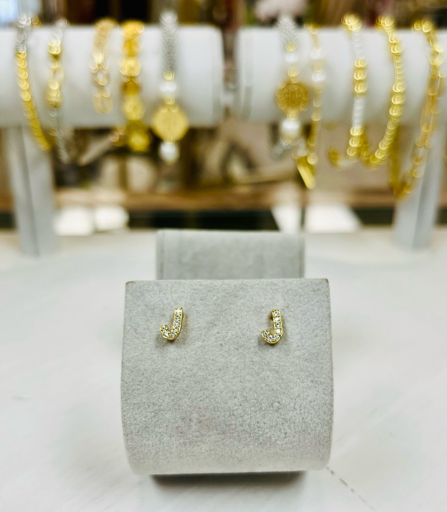 Cushion Initial Studs-A, B, H, J, K, L, M, R, S