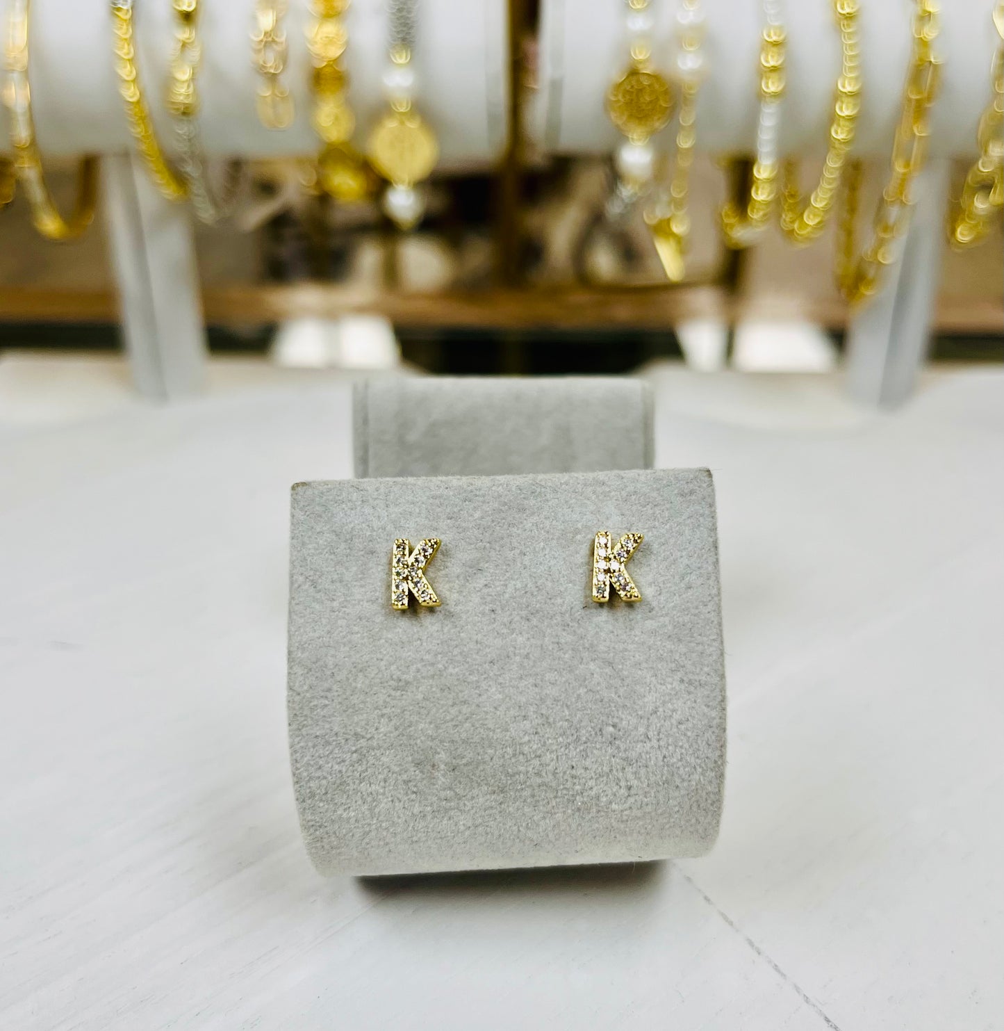 Cushion Initial Studs-A, B, H, J, K, L, M, R, S