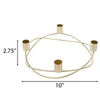 Gold Ring Candle Holder