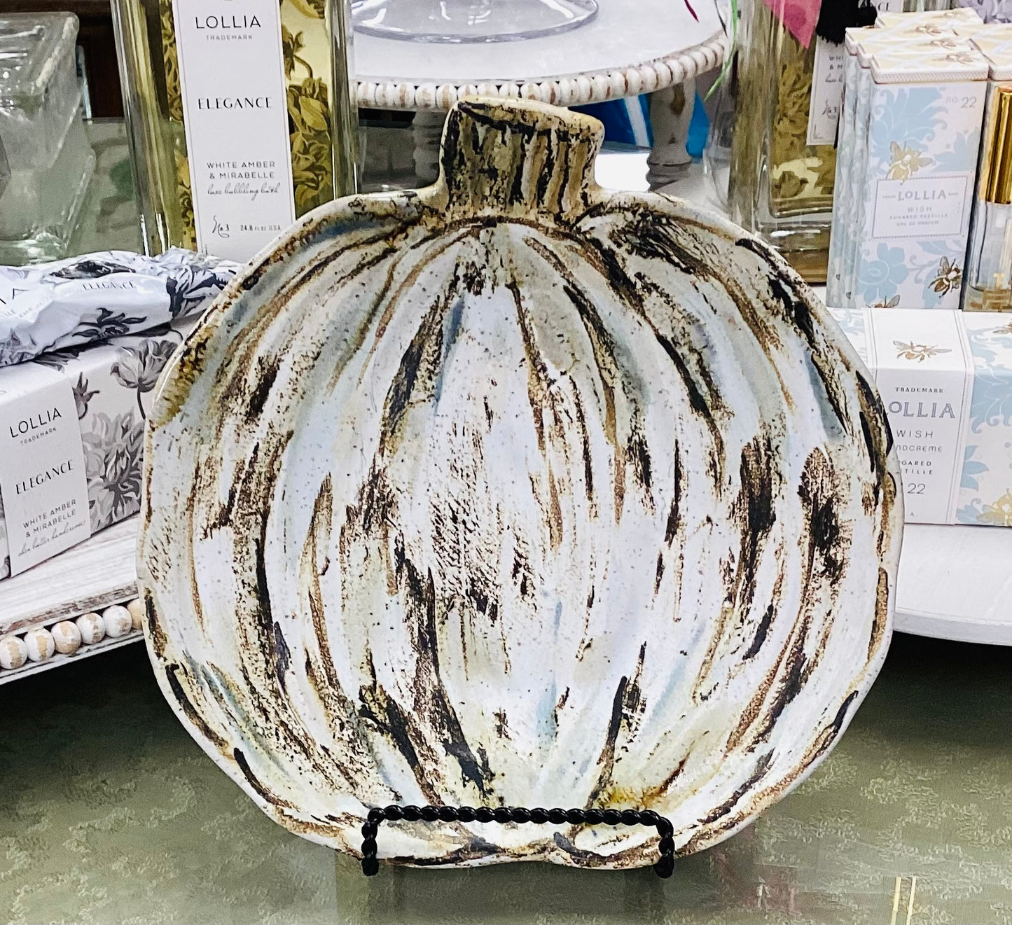Etta B Long Pumpkin Plate-Small