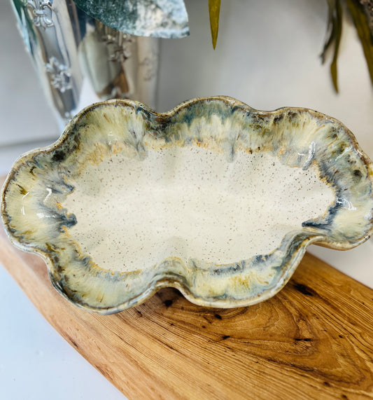 Etta B Flutter Dish-Magnolia