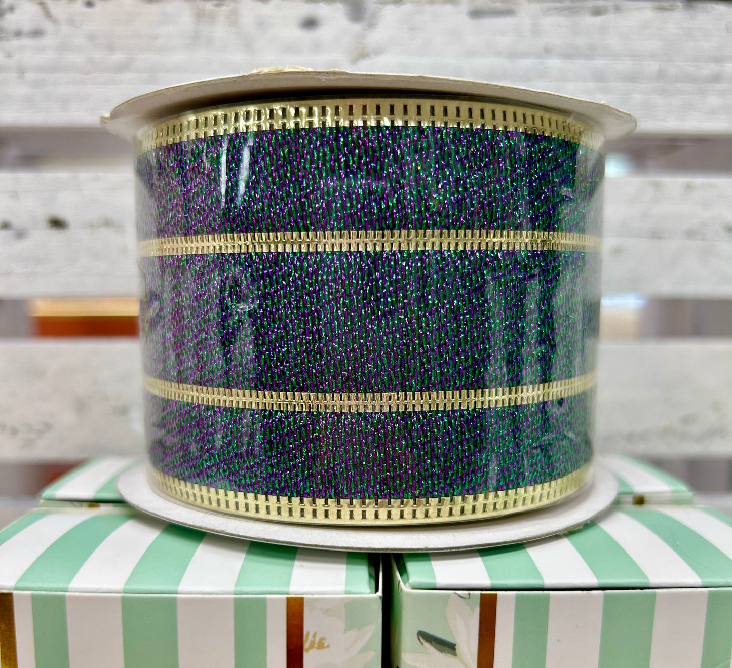 Multi Metallic Nylon Ribbon