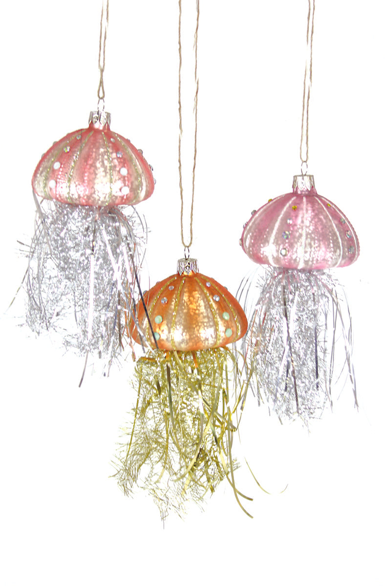 Tinsel Jellyfish Ornament