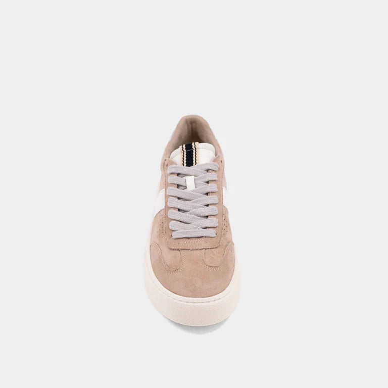 Stacey Suede Sneaker- Soft Beige