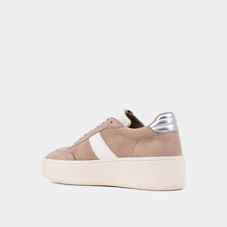 Stacey Suede Sneaker- Soft Beige