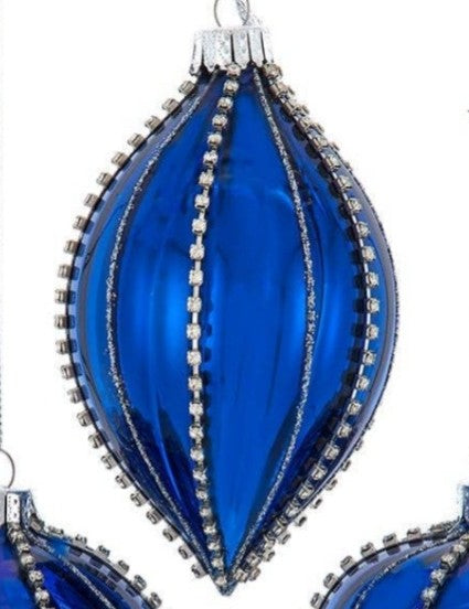 Blue Gems Ornament- BALL, ONION, FINIAL