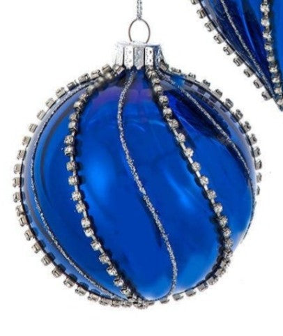 Blue Gems Ornament- BALL, ONION, FINIAL