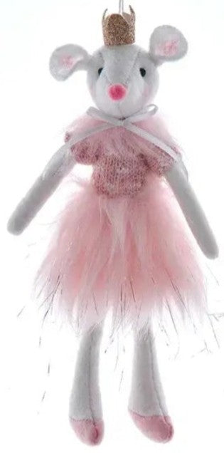 Holiday Ballet Ornament- MOUSE, RABBIT