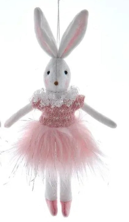 Holiday Ballet Ornament- MOUSE, RABBIT