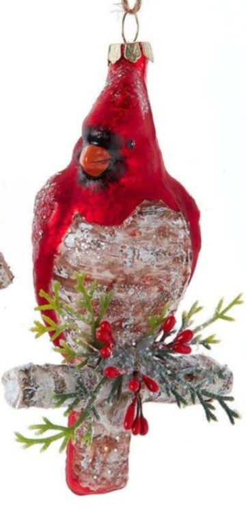 CARDINAL ORNAMENT-NESTLED, UPRIGHT