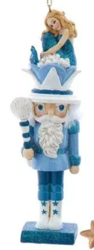 Hollywood Nautical Nutcracker Ornament- MERMAID