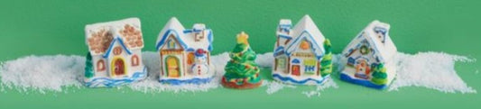 Christmas Color-Me Village Set