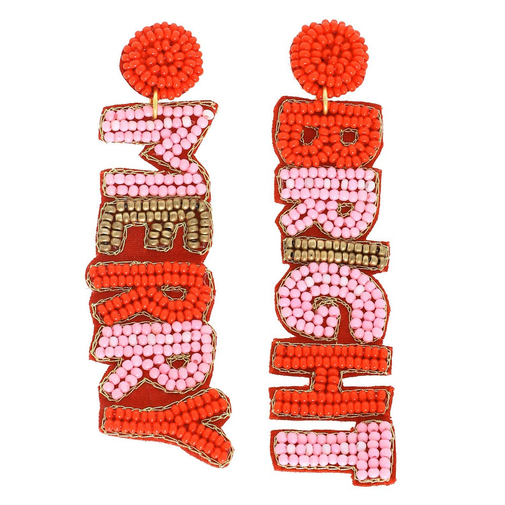 Merry & Bright Beaded Earrings