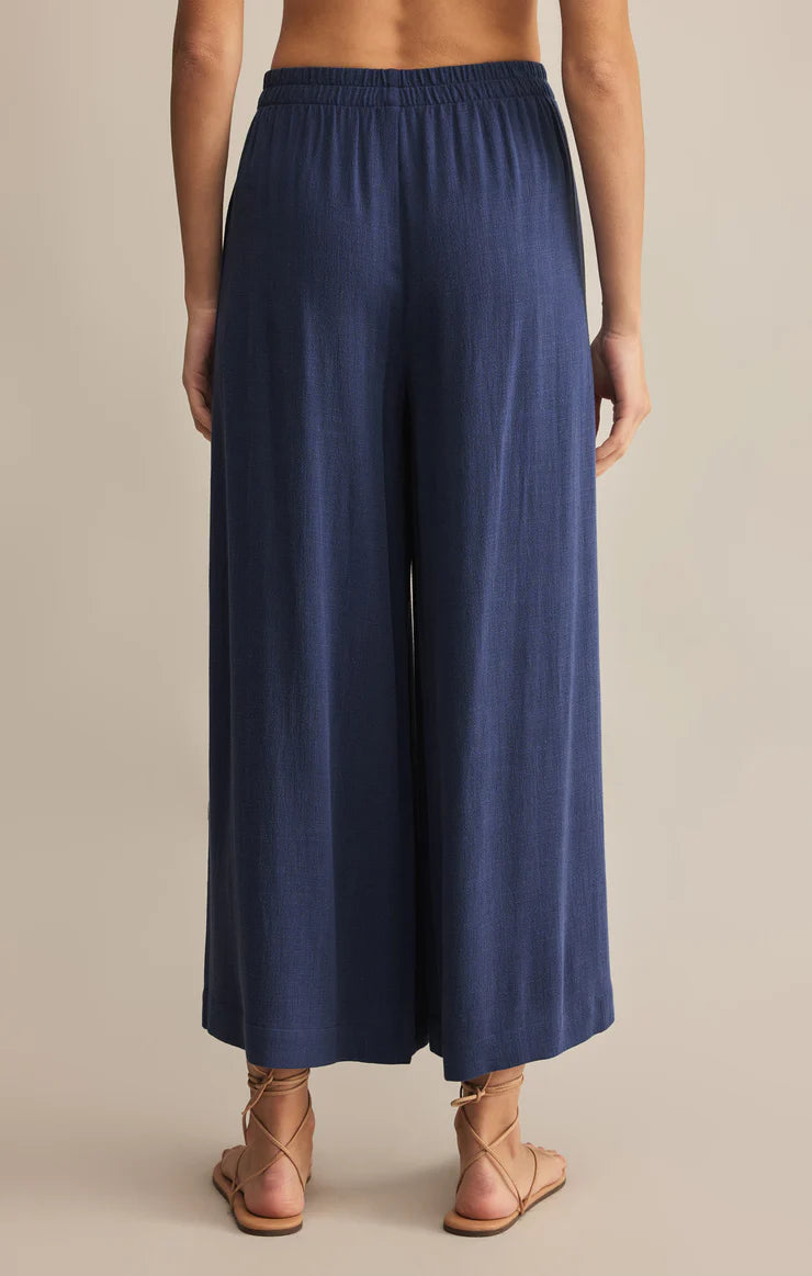Z Supply Scout Linen Rayon Pant - Yacht Blue