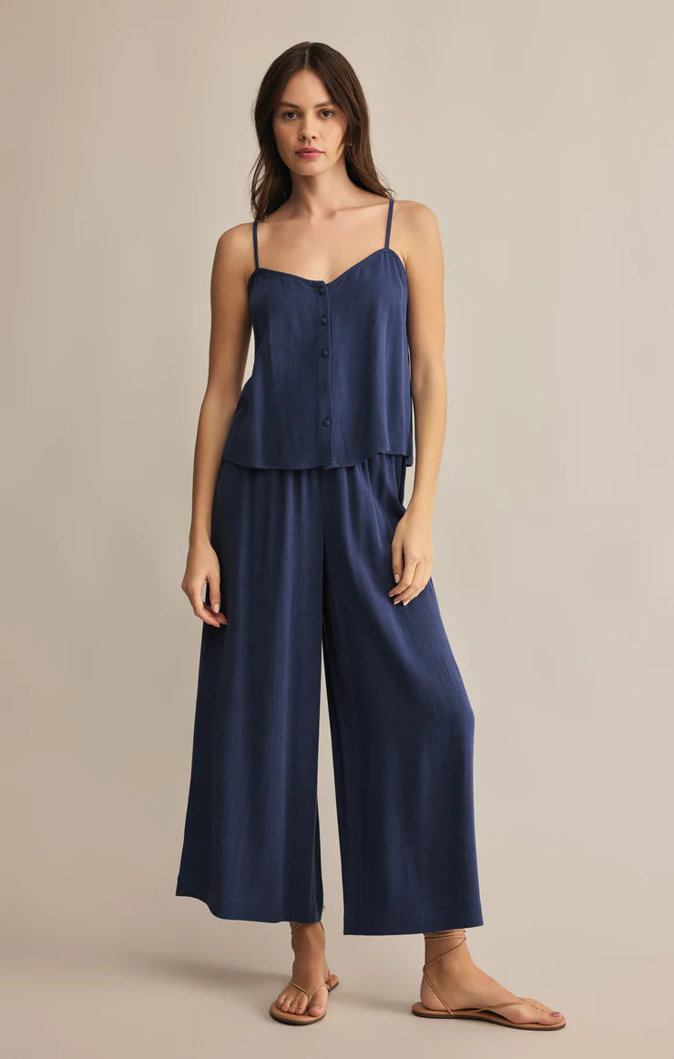 Z Supply Scout Linen Rayon Pant - Yacht Blue