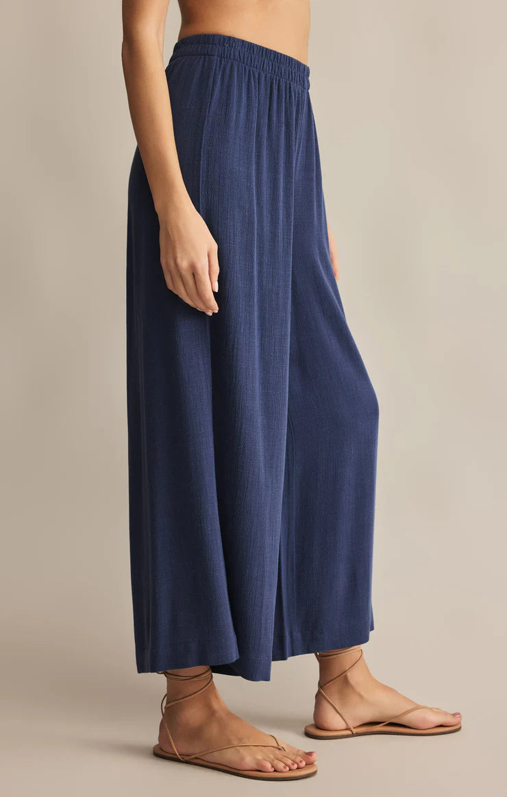 Z Supply Scout Linen Rayon Pant - Yacht Blue