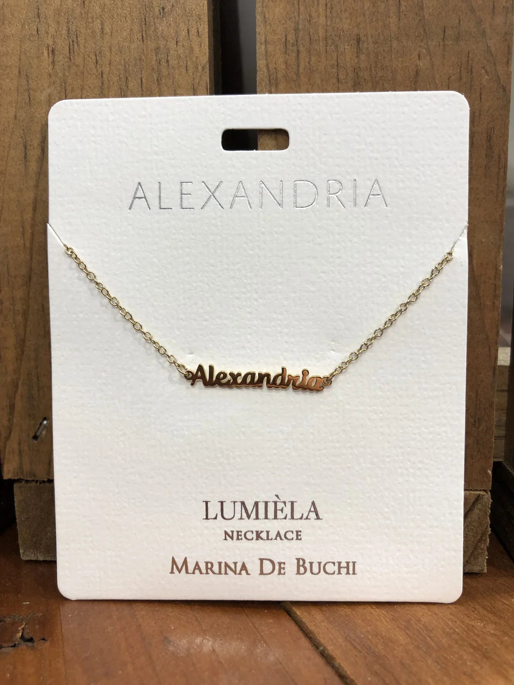 FINAL SALE Buchi Name Necklaces
