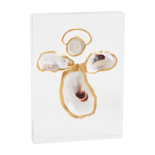 Acrylic Angel Oyster Plaque