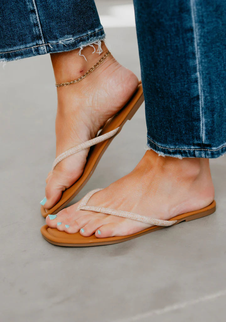 FINAL SALE Ccocci Priscilla Square Toe Sandal-Beige Linen