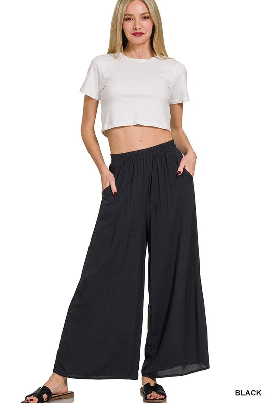 Woven Cami & Pants Set - Ash Jade