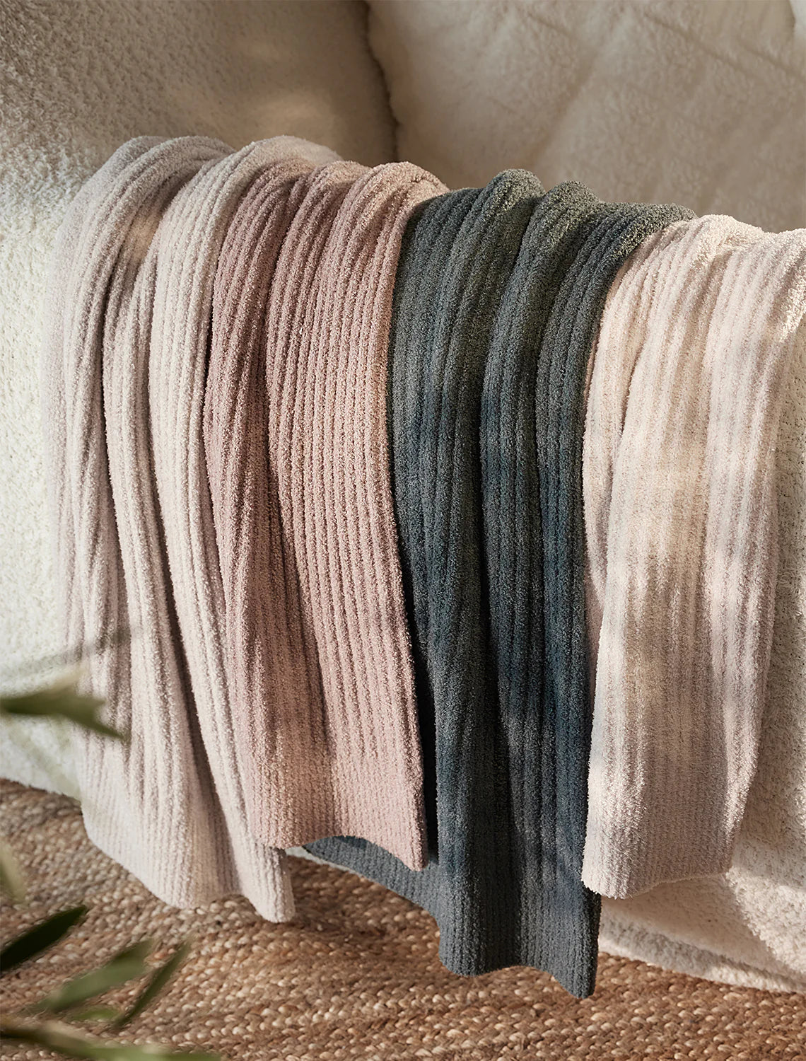 Barefoot Dreams CozyChic Lite Ribbed Baby Blankets