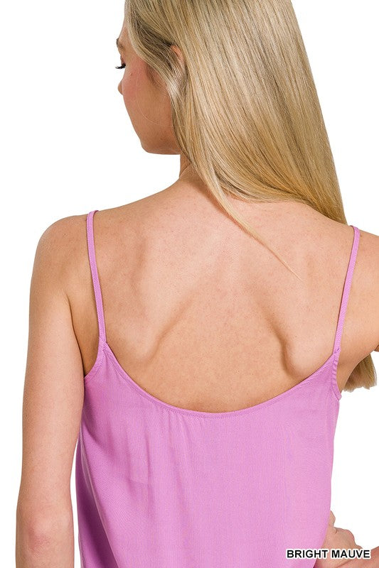 Woven Cami & Pants Set - Bright Mauve