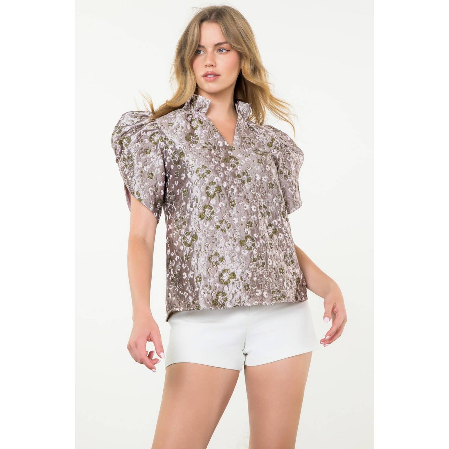 Solene Textured Romance Top