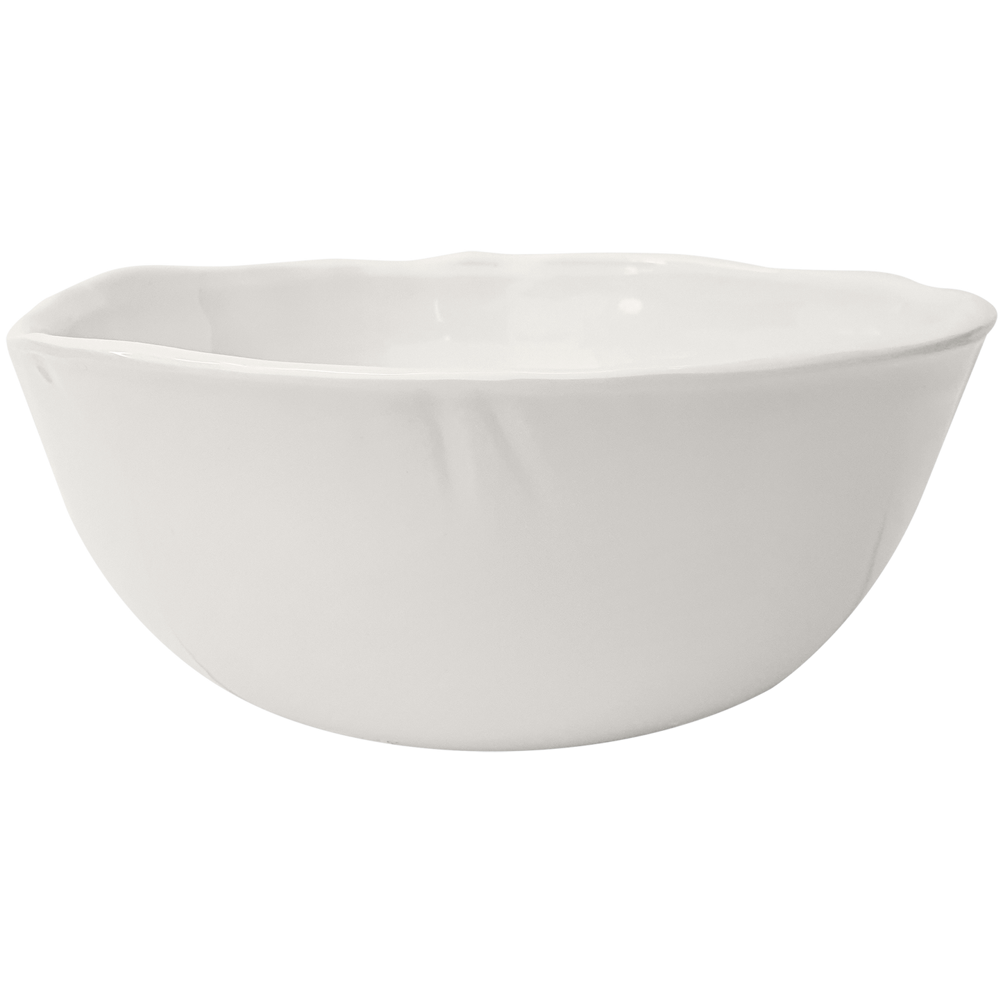 11" Stacking and Serving Melamine Bowls: White