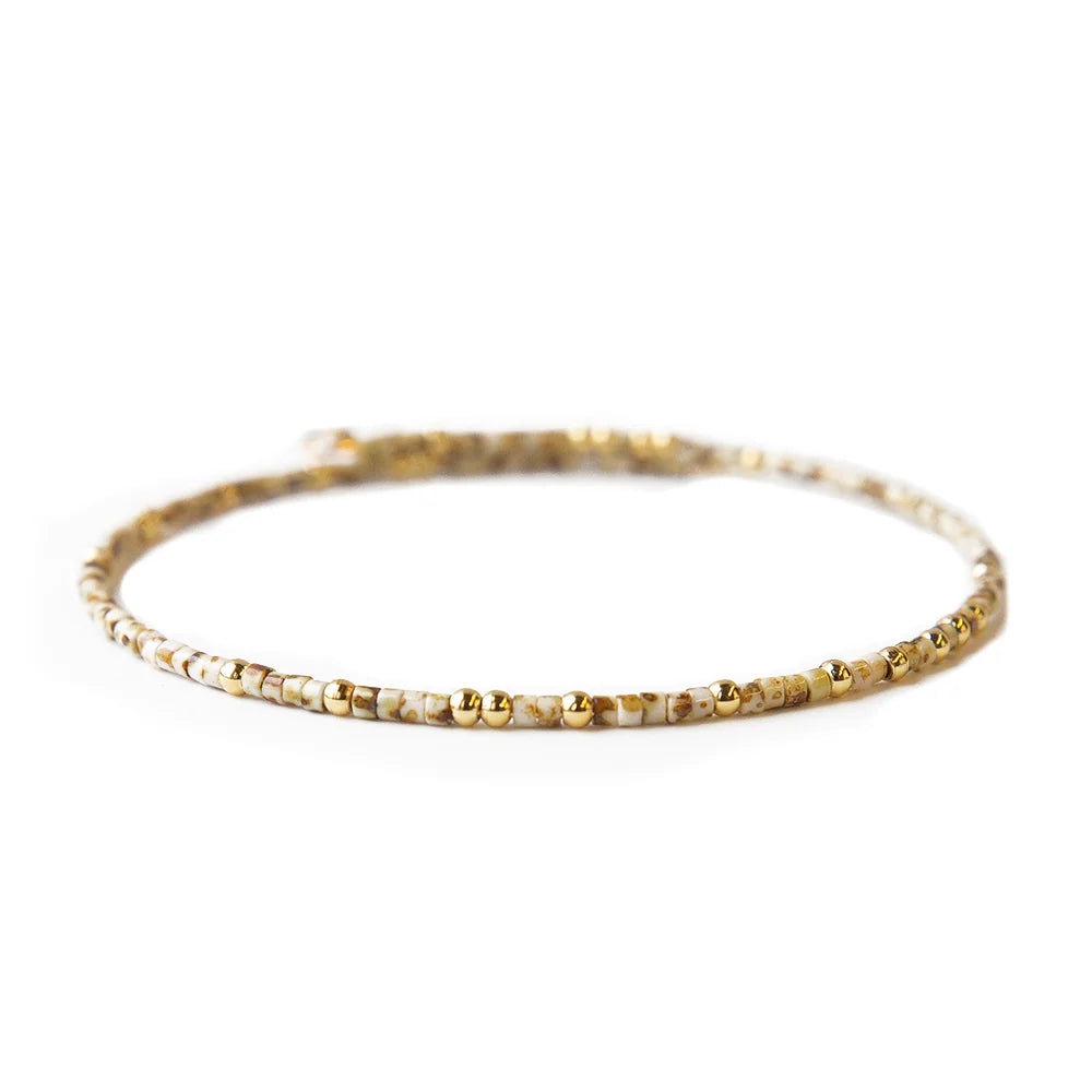 Lenny & Eva Confetti Bangle-Taupe