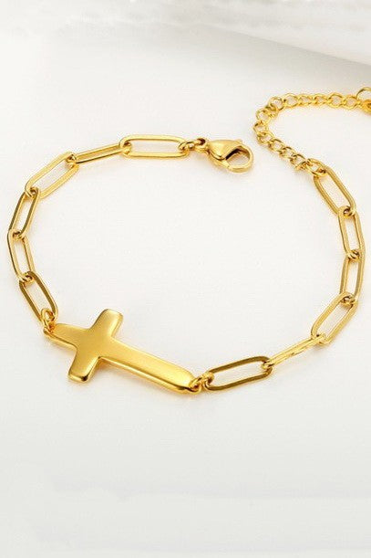 Cross Link Bracelet