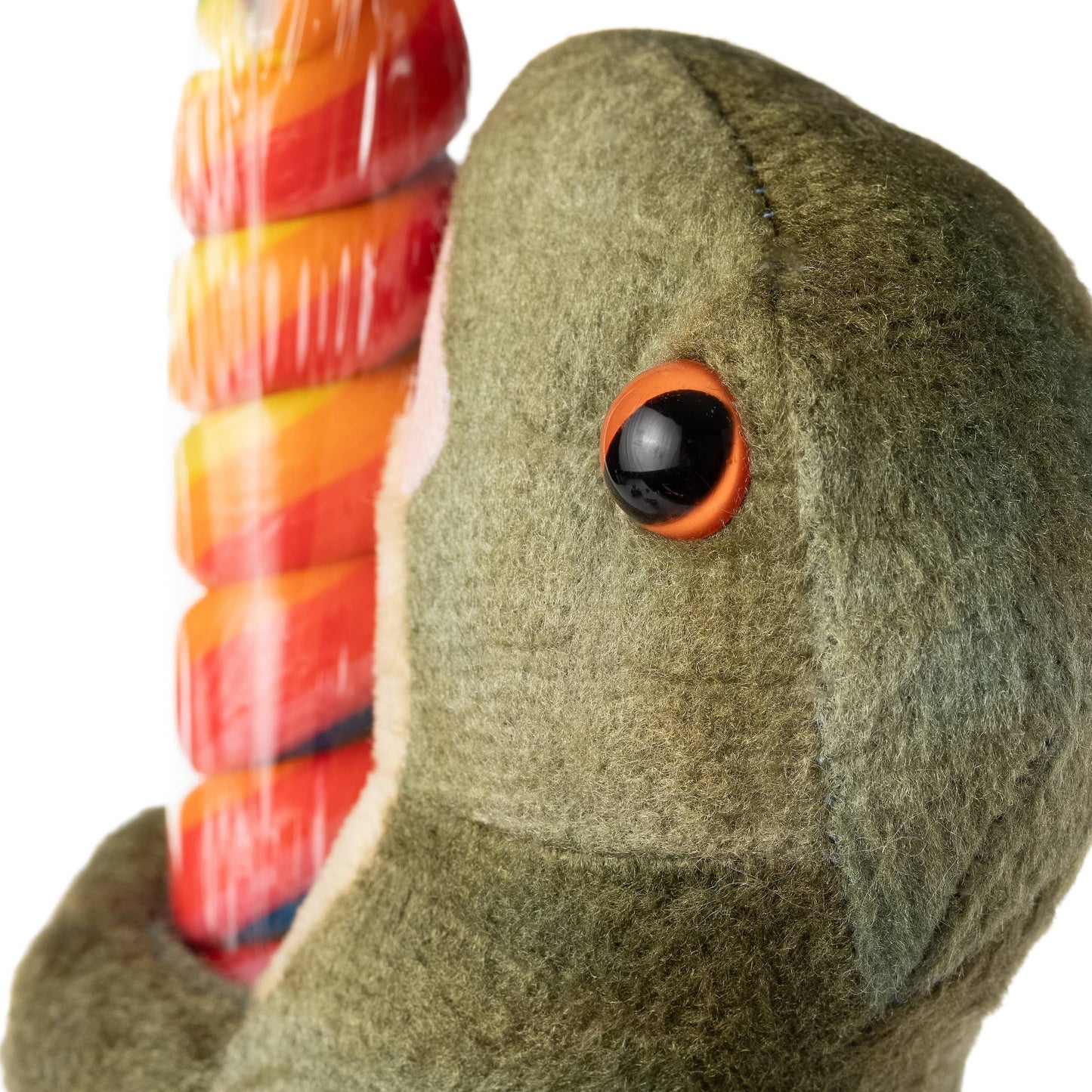 Lollyplush T-Rex Dino w/ Rainbow Lollipop