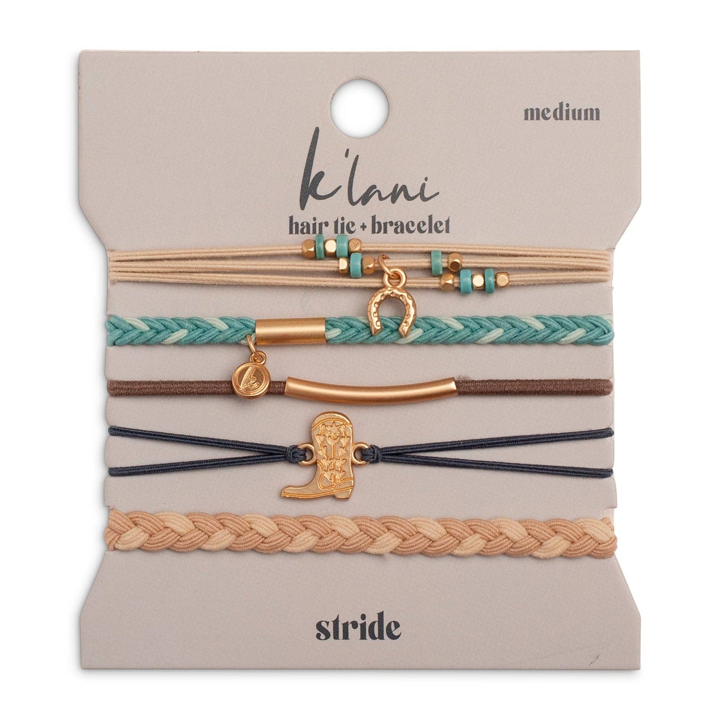 K'lani Medium Hair Tie Bracelets - Stride