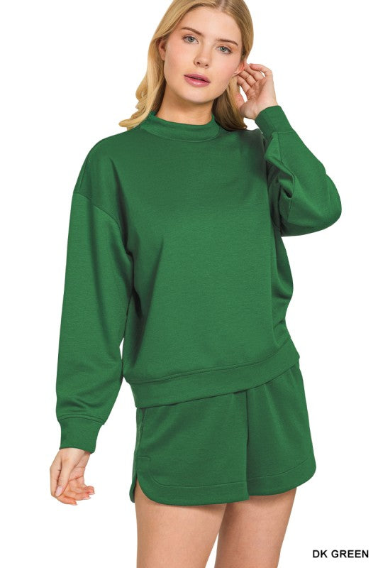 Scuba Pullover & Short Set-Hunter Green